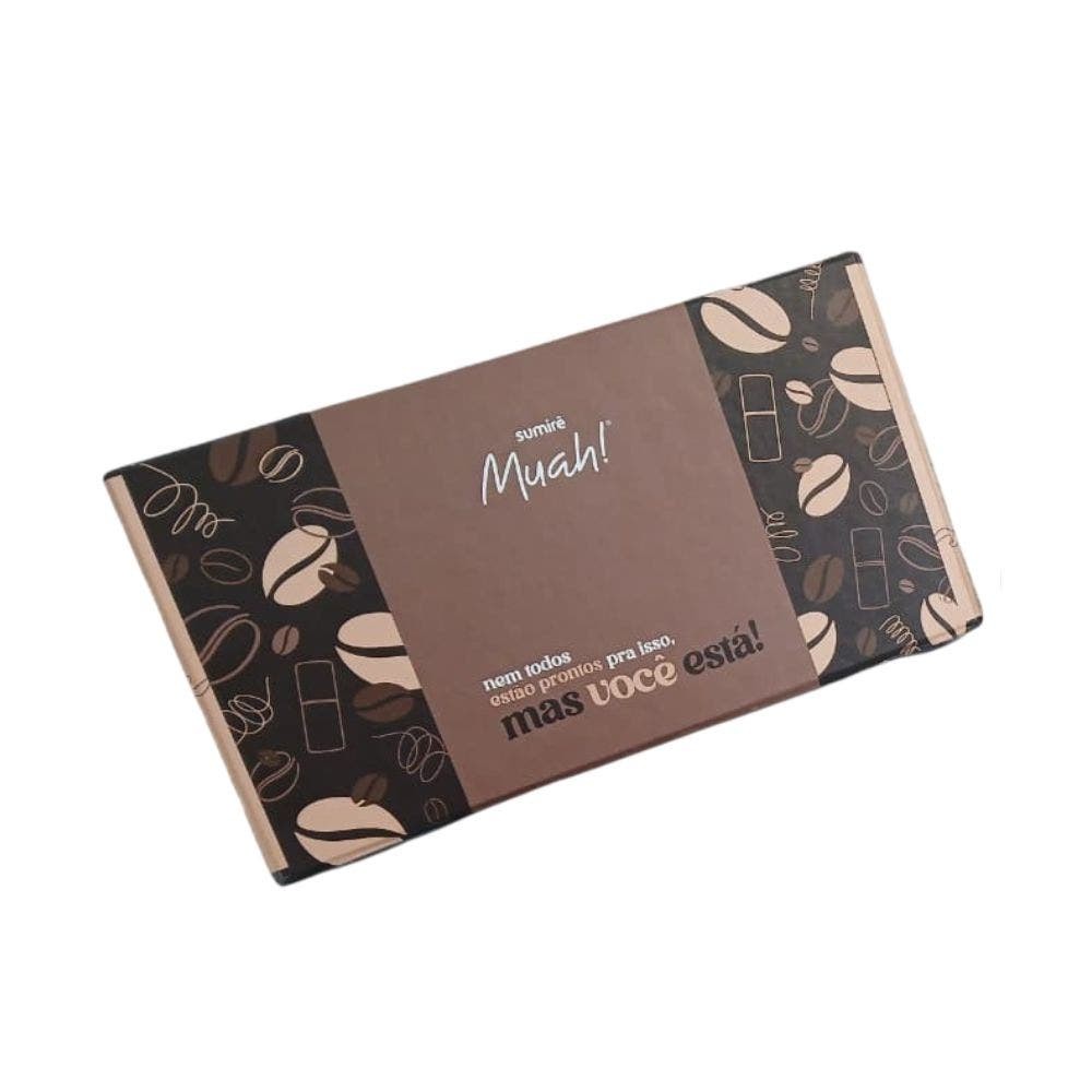 Kit de Esmaltes Muah! Coleção Café Mocha - 4 Cores 1 Kit Esmalte Muah! Coleção Café Mocha Caixa