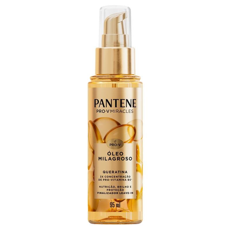 ?leo Capilar Pantene Pro-V Miracles Queratina - 95ml 1 Óleo Capilar Milagroso Pantene Pro-v Miracles Queratina 95ml