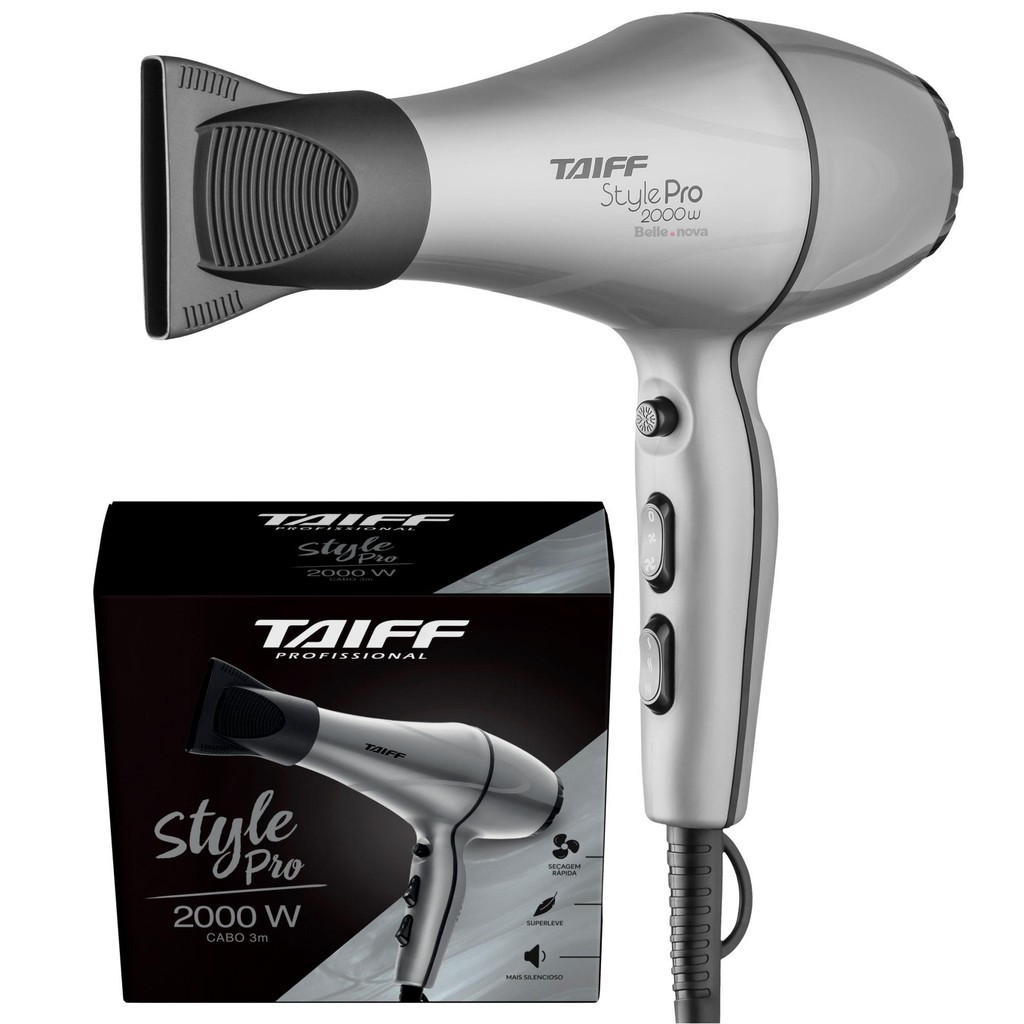 Secador de Cabelo Taiff Style Profissional Original 2000W 1 Secador De Cabelo Taiff Style Profissional Original 2000W