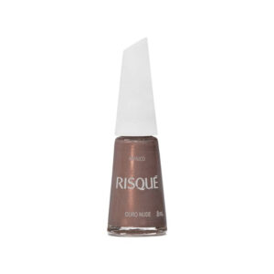 Esmalte Risqué Metálico Ouro Bege