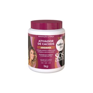 Ativador de Cachos SOS Cachos Arginina Reconstrução Salon Line 1kg