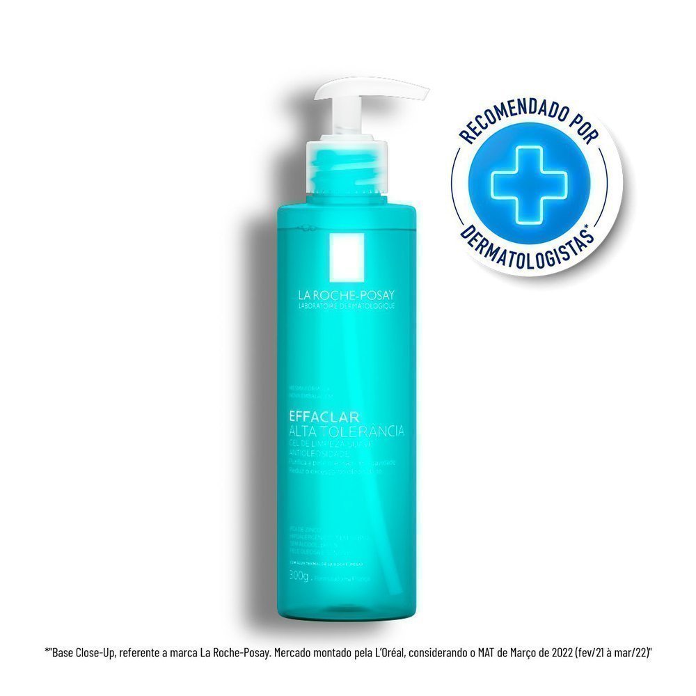 Gel de Limpeza Facial Effaclar Alta Toler?ncia La Roche-Posay 300g 1 Gel de Limpeza Facial Effaclar Alta Tolerância La Roche-Posay 300g