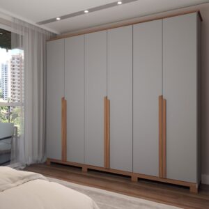Guarda-Roupa Casal Calábria Slim 6 Portas 6 Gavetas