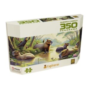 Quebra-cabeça 350 peças Panorama Capivaras Grow - 04854