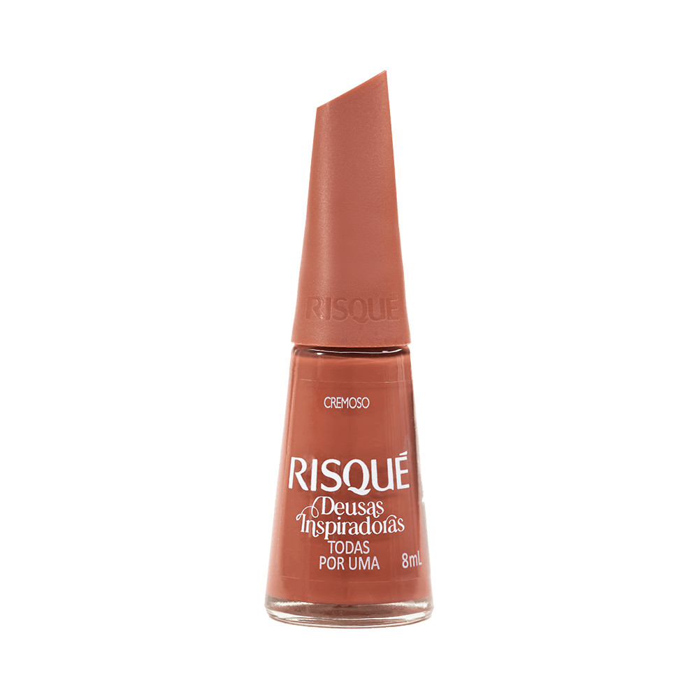 Esmalte Risqu? Nude Terroso - Durabilidade e Brilho 1 Esmalte Risqué Deusas Inspiradoras Todas Por Uma Nude Terroso