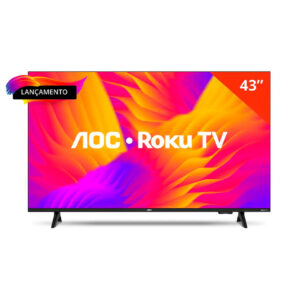 Smart TV AOC 43" Roku TV Full HD Wi-Fi Dolby Digital 43S5155