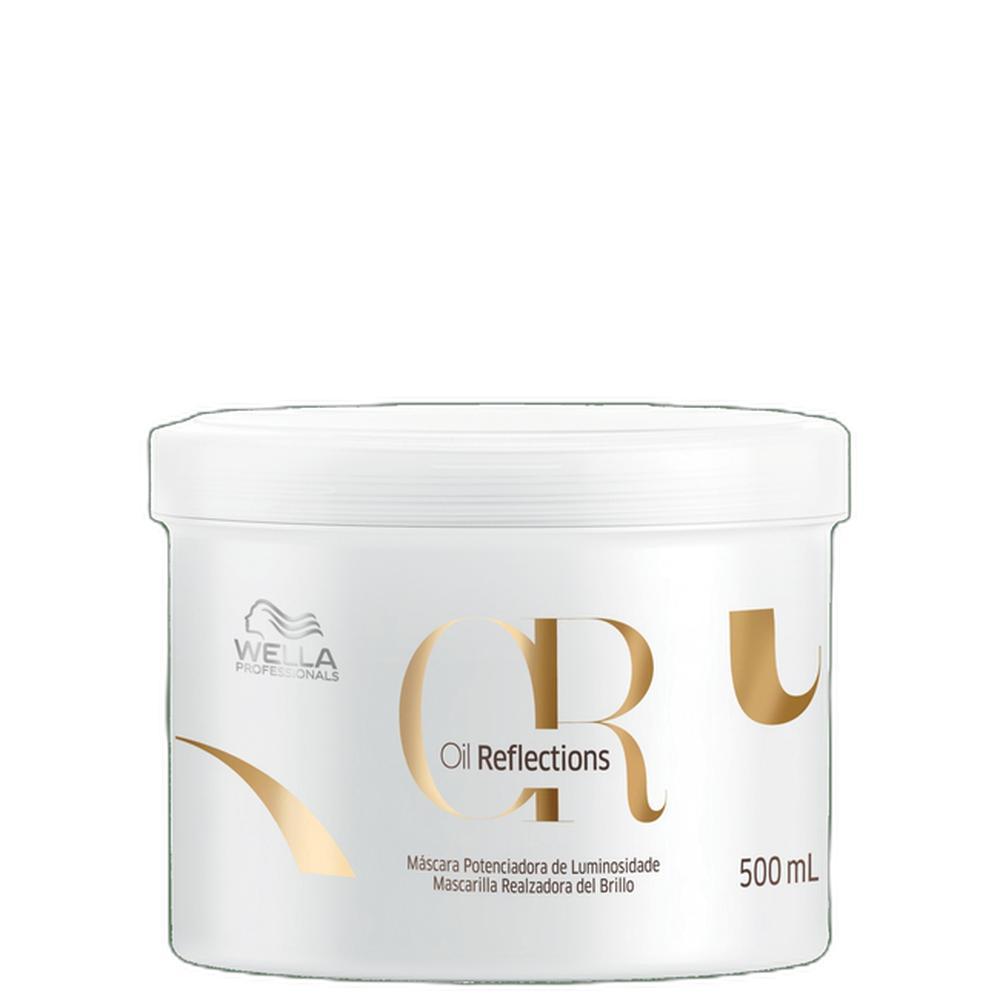 Máscara Capilar Wella Oil Reflections 500ml - Brilho e Hidratação 1 Wella Professionals Oil Reflections - Máscara Capilar 500ml