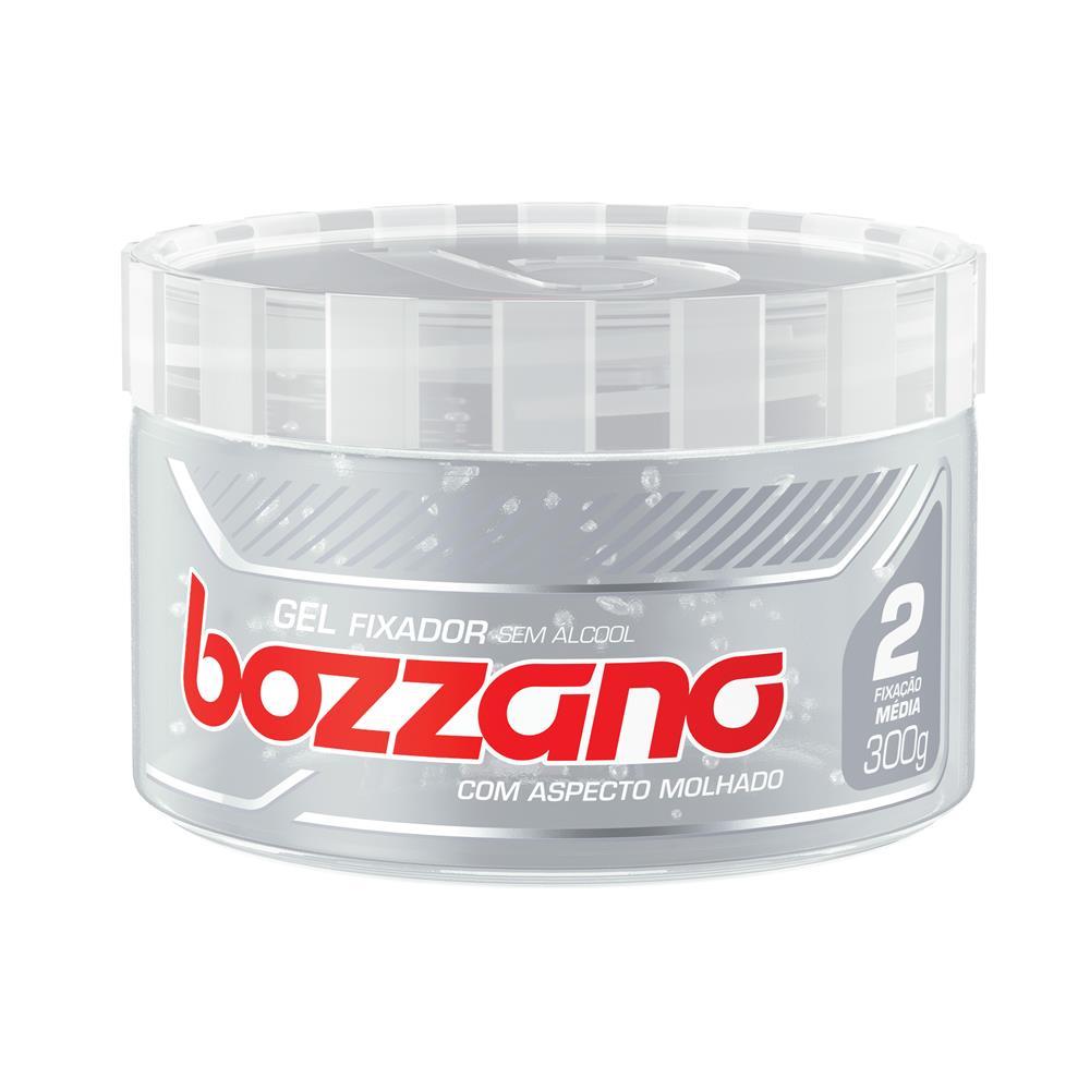 Gel de Cabelo Brilho Molhado BOZZANO 300g 1 Gel de Cabelo BOZZANO Brilho Molhado 300g