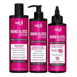 Kit Widi Care Shampoo + Máscara + Leave-In Bond Gloss Repair