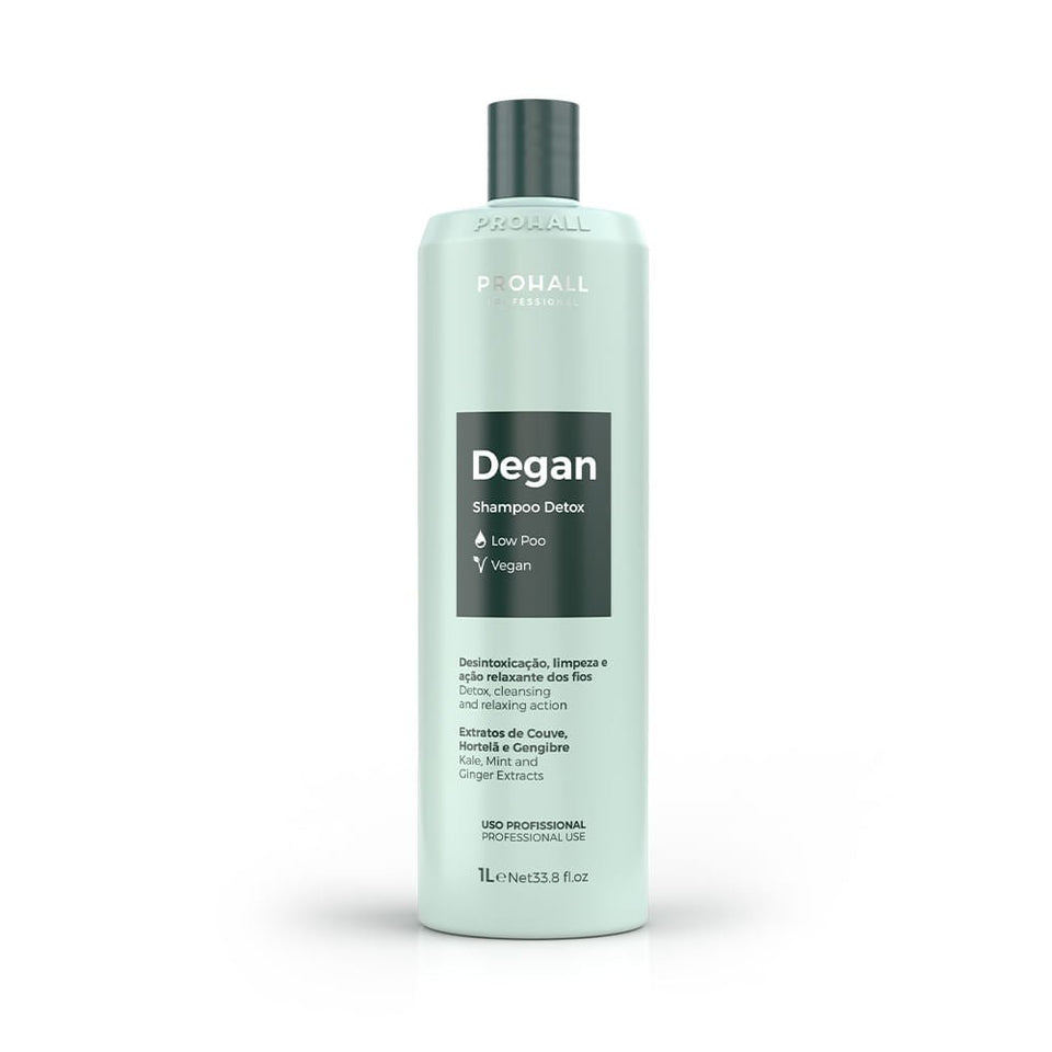 Shampoo Degan Limpeza Profunda Detox Vegano 1L 1 Shampoo Degan Limpeza Profunda Detox Vegano 1L