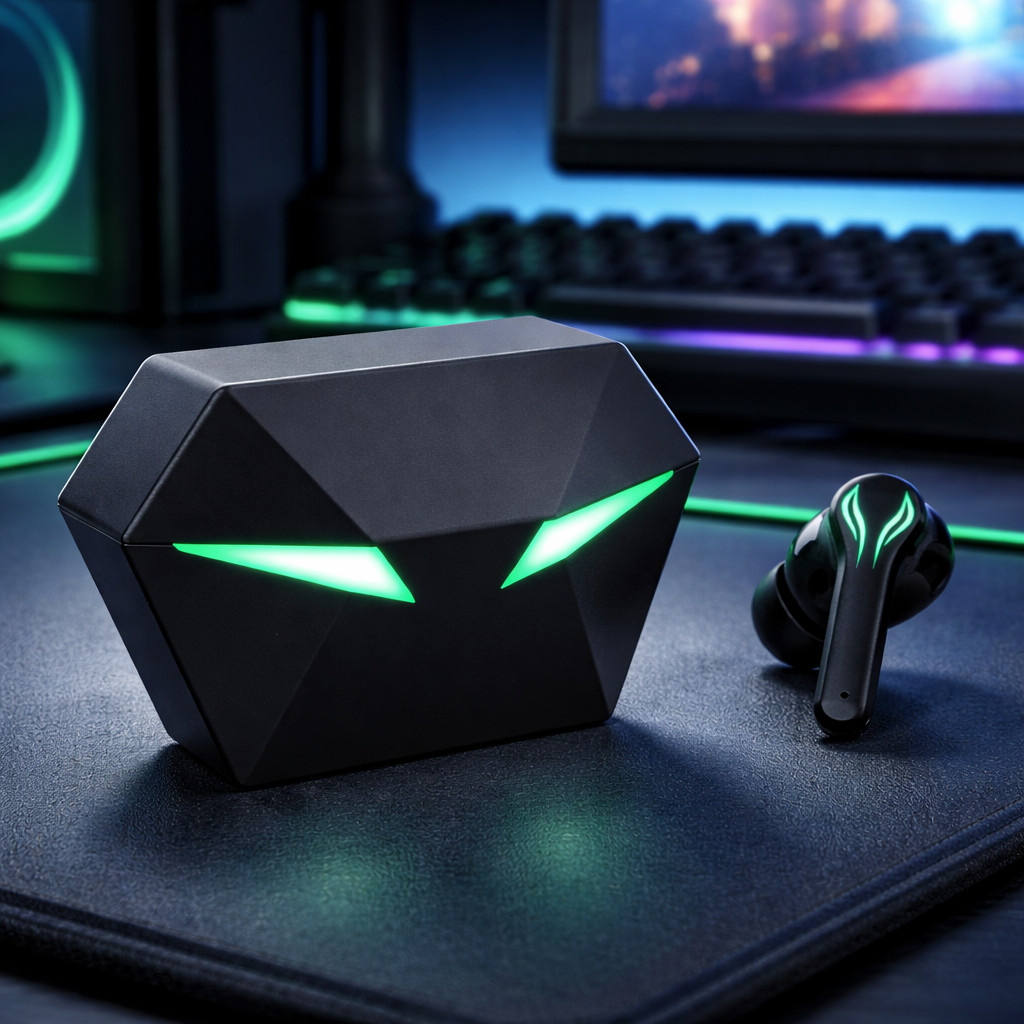 Fone Gamer Sem Fio IT-BLUE LE-2406 Bluetooth 5.0 1 Fone de Ouvido Gamer Sem Fio Bluetooth 5.0 Baixa Latência