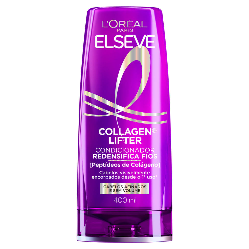 Condicionador Redensifica Elseve L'Or?al Paris 1 Condicionador Redensifica Fios L'Oréal Paris Elseve Collagen Lifter 400ml