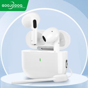 Fones De Ouvido Sem Fio GOOJODOQ J201 - Bluetooth 5.3 com Microfone Embutido