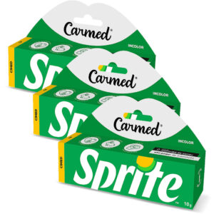 Kit 3x Hidratante Labial Carmed Sprite Incolor 10g
