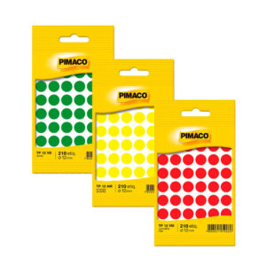 Kit Etiquetas Coloridas TP12 Pimaco