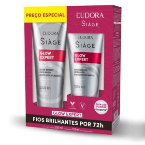 Kit Siàge Glow Expert Eudora Shampoo e Condicionador