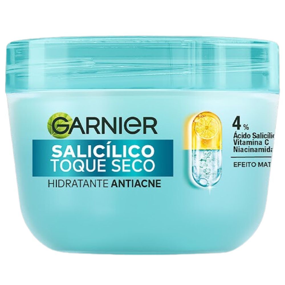 Gel Hidratante Antiacne Salic?lico Garnier - Toque Seco 85g 1 Gel Hidratante Facial Garnier Antiacne Salicílico Toque Seco 85g