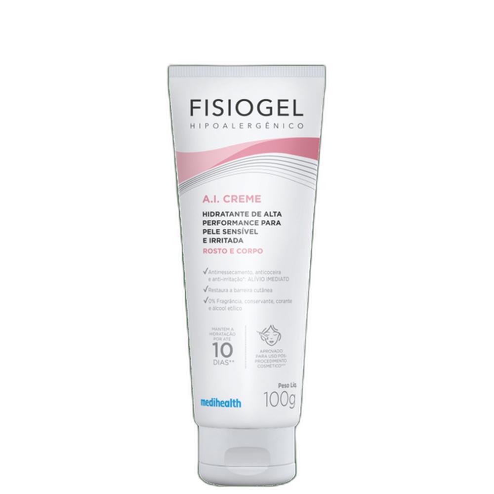 Creme Hidratante Fisiogel A.I. Calmante - 100g | Pele Seca 1 Creme Hidratante Fisiogel A.I. Ação Calmante 100g