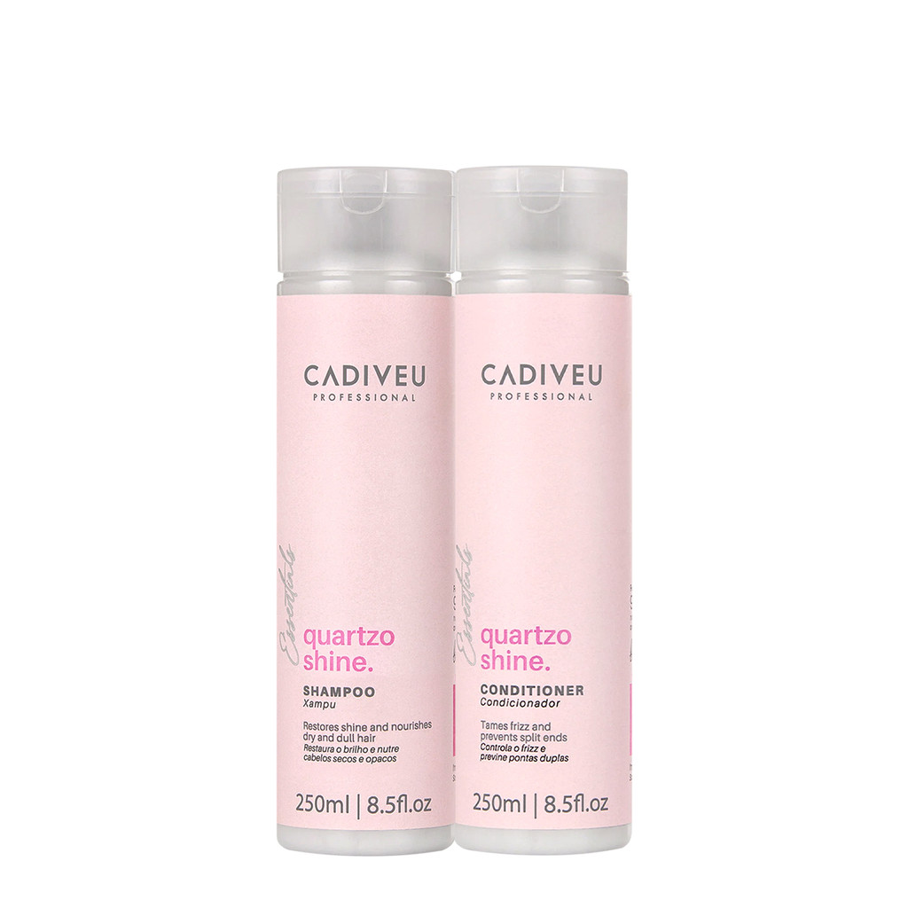 Kit Cadiveu Quartzo Shine - Shampoo + Condicionador 1 Kit Cadiveu Quartzo Shine - Shampoo + Condicionador