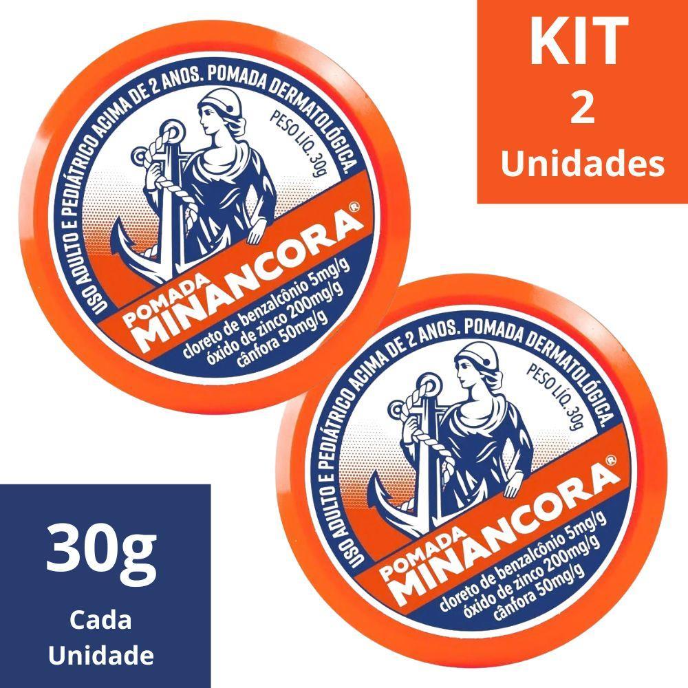 Pomada Minancora 30g - Kit 2 Unidades | Cuidados com a Pele 1 Pomada Minancora 30g Kit 2 Un 30g Cada