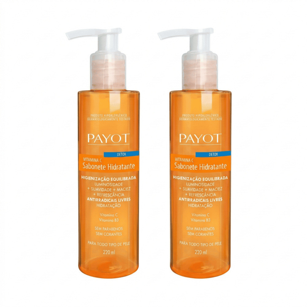Sabonete L?quido Payot Detox Vitamina C 220ml 1 Kit 2 Sabonetes Líquido Payot Detox Vitamina C 220ml