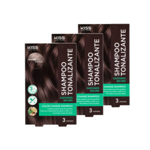 Kit Shampoos Color Change Castanho Escuro Kiss New York - Revitalize seus fios!