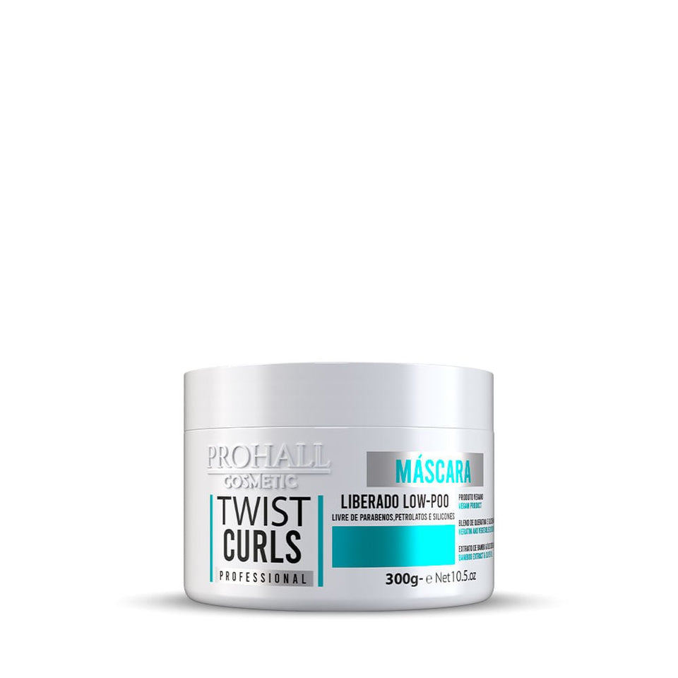 M?scara Hidratante Low Poo Twist Curls para Cachos 300g 1 Máscara Ultra Hidratante Low Poo Twist Curls 300g