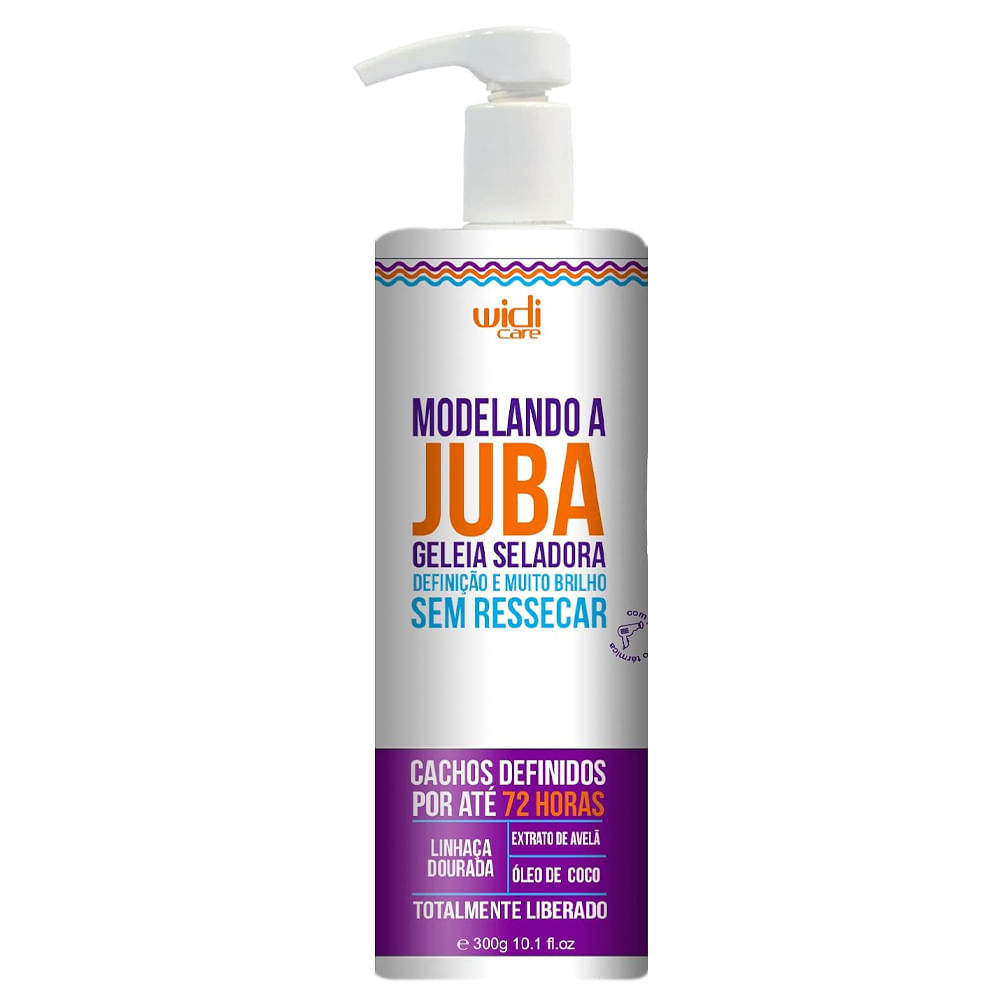 Geleia Capilar Widi Care A Juba - Cachos Definidos 1 Geleia Capilar Widi Care Modelando A Juba 300g