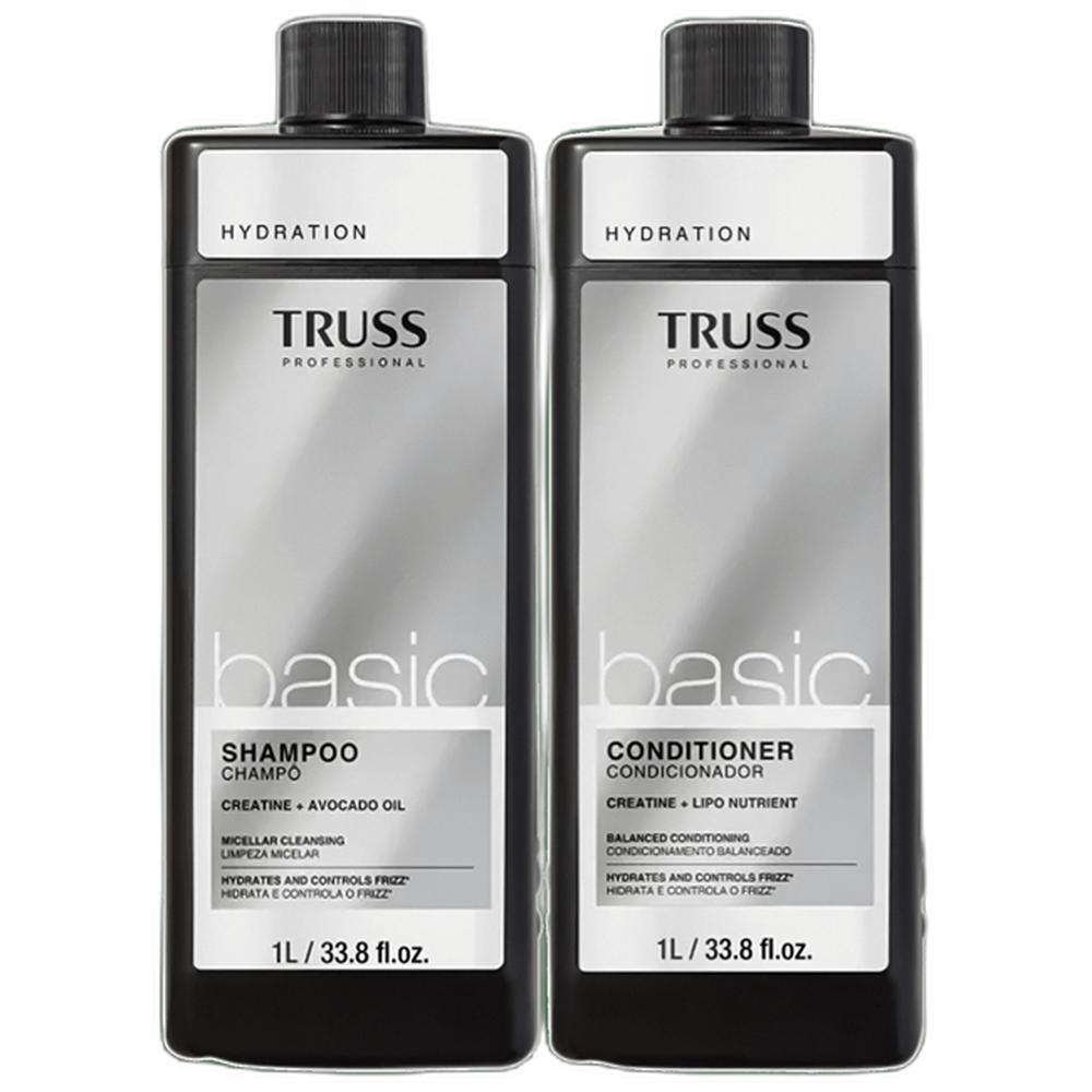 Kit Truss Shampoo e Condicionador 1L 1 Kit Truss Combo Basic Duo (2 Produtos)