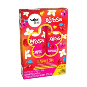 Kit Shampoo 300ml + Condicionador 200ml Xêrosa Glamour Chic