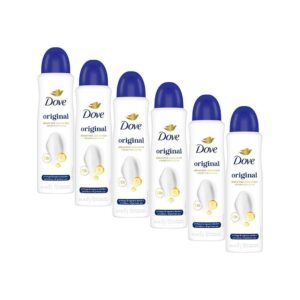 Kit 6 Desodorantes Dove Antitranspirante Aerossol Original 150ml