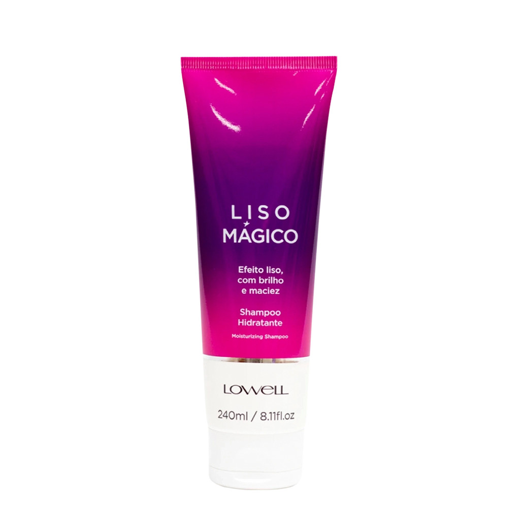 Shampoo Lowell Liso Mágico - Cabelos Lisos e Hidratados 1 Lowell Liso Mágico - Shampoo 240ml