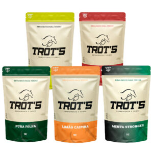 Kit com 5 Ervas Mate TROT'S 500g - ESCOLHA SABORES