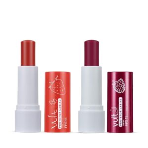 Combo Protetor Labial Vult: Morango 3,5g + Amora 3,5g
