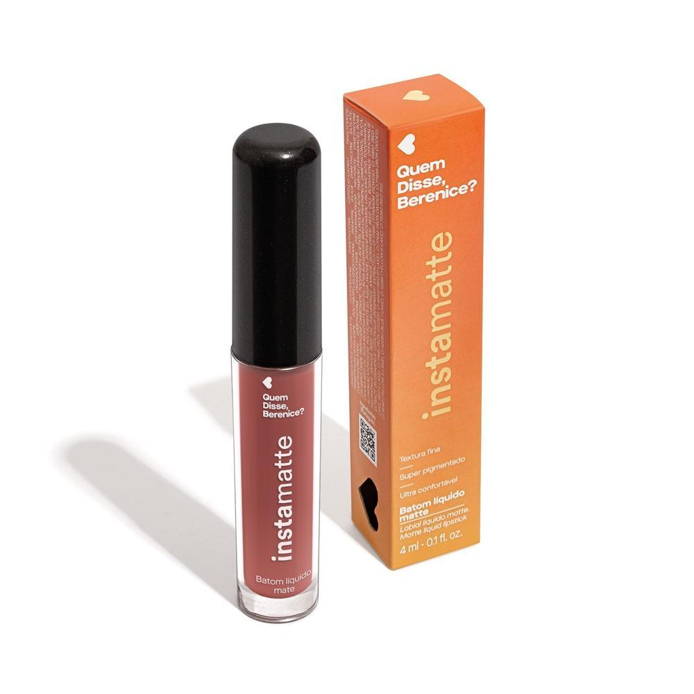 Quem Disse, Berenice? Batom L?quido Morenali 4ml - Pele Aveludada 1 Quem Disse, Berenice? Batom Líquido Morenali 4ml