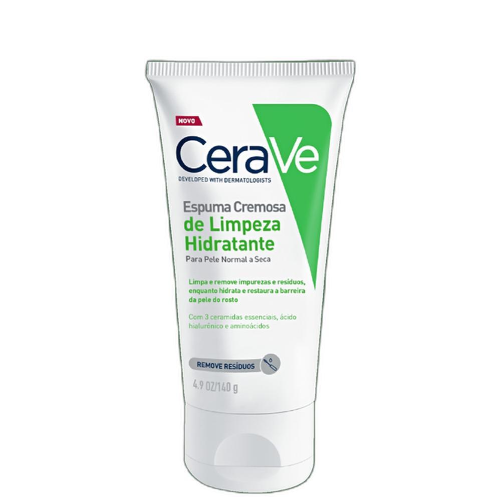 Espuma de Limpeza CeraVe - 140g | Pele Hidratada e Suave 1 CeraVe - Espuma de Limpeza 140g