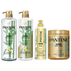 KIT PANTENE SH + COND 510ML + CR 240G + MÁSC 600ML BAMBU NUTRE E CRESCE