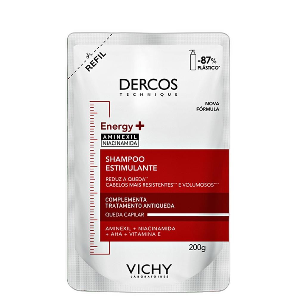 Shampoo Estimulante Vichy Dercos Energy+ - Cabelos Fortes e com Queda 1 Vichy Dercos Energy+ Refil - Shampoo Estimulante 200g