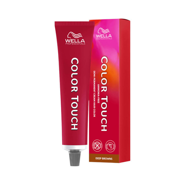 Wella Color Touch 6.7 Louro Escuro Marrom - 60g 1 Tonalizante Wella Color Touch Deep Browns 6.7 Louro Escuro Marrom 60g