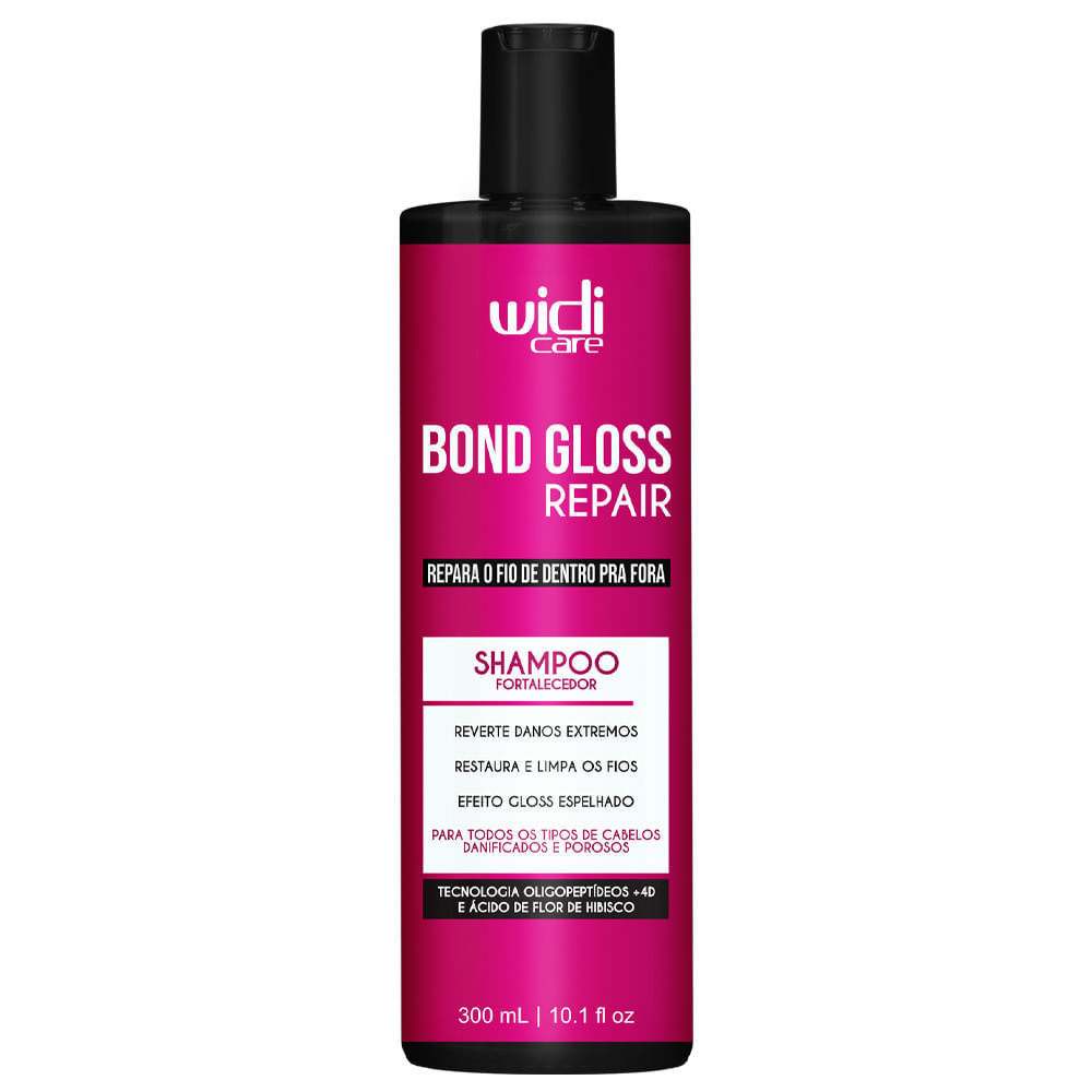Shampoo Widi Care Bond Gloss Repair 300ml - Reconstru??o Capilar Profunda 1 Shampoo Widi Care Bond Gloss Repair 300ml