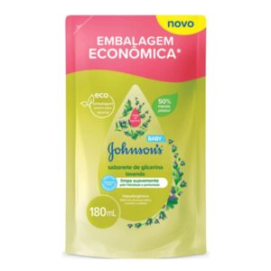 Sabonete Johnsons Baby Glicerina Refil Lavanda 180ml
