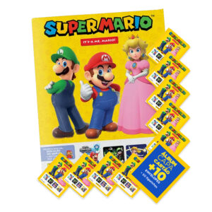 Super Mario 2026: Álbum Capa Mole + 10 Envelopes Panini