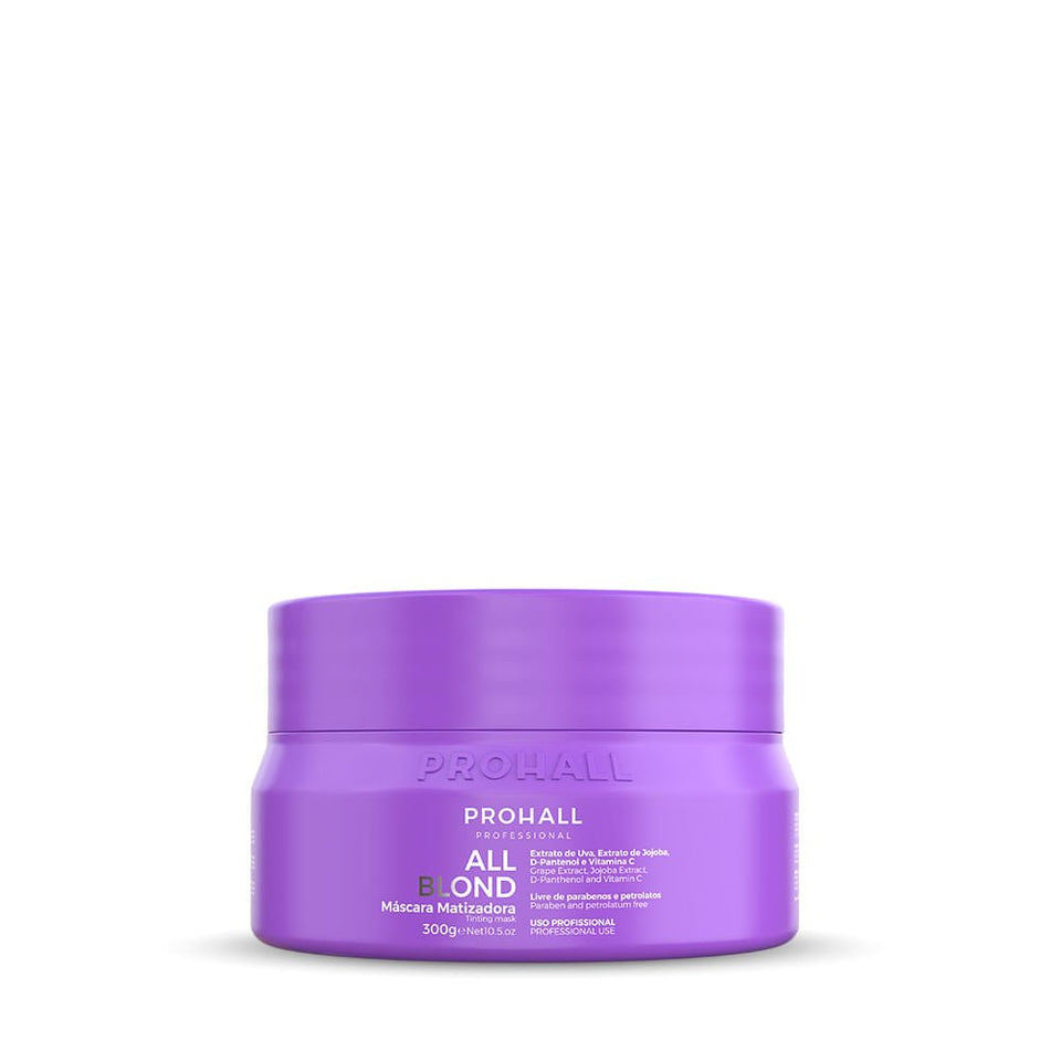 M?scara Matizadora e Nutritiva All Blond 300g - Revitalize seus Cabelos Loiros 1 Máscara Matizadora e Nutritiva All Blond 300g