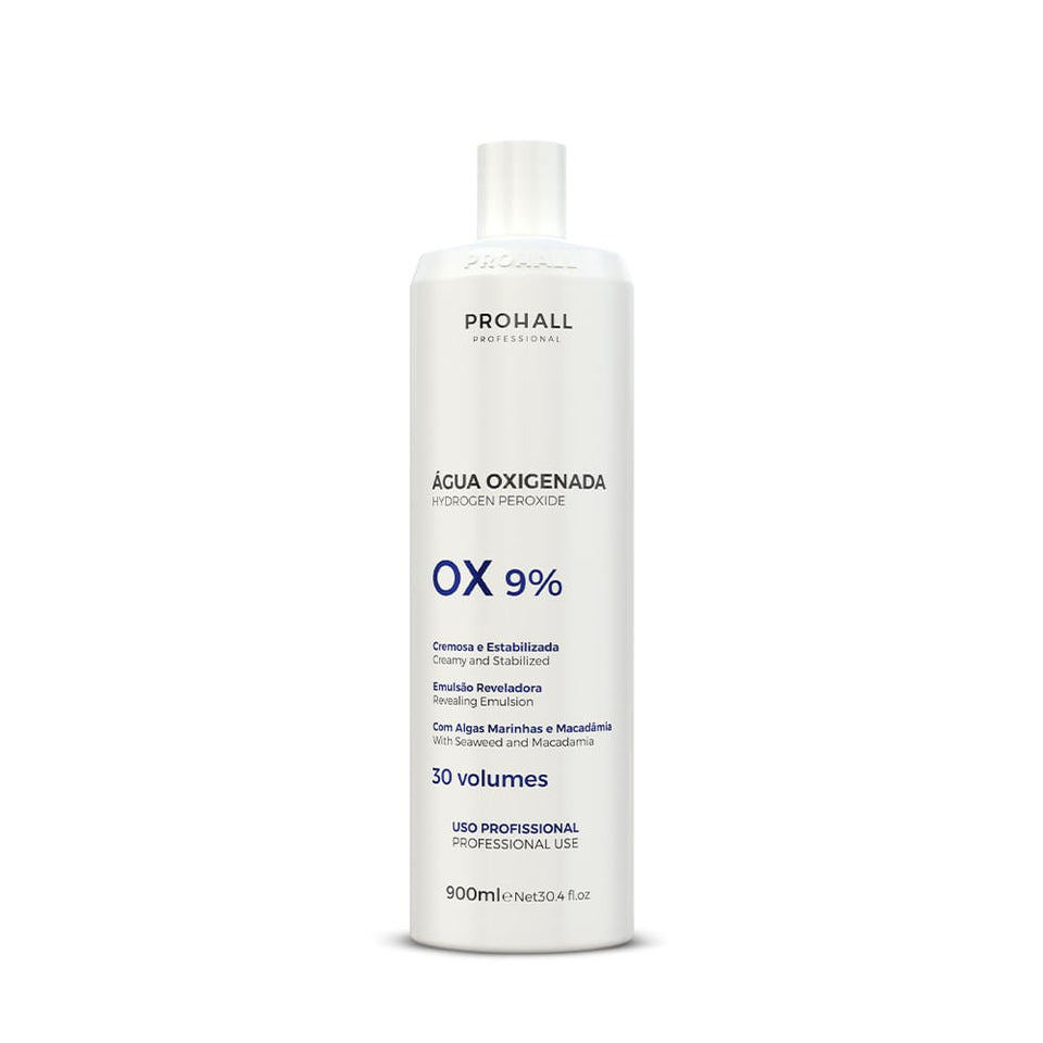 ?gua Oxigenada OX 30 Volumes Cream - Clareamento Seguro e Prote??o Capilar 1 Água Oxigenada OX 30 Volumes Cream 900ml