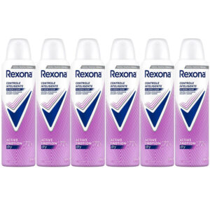 Kit Desodorante Aerosol Rexona Active Emotion 150ml - 6 Unidades