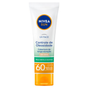Protetor Solar Nivea Sun UV Face Controle de Oleosidade FPS 60 Cor Clara 50ml