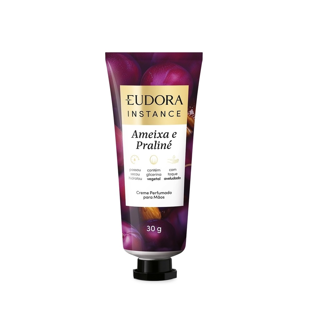 Creme Hidratante Instance Ameixa Pralin? 30g 1 Creme Perfumado Para As Mãos Instance Ameixa e Praliné 30g
