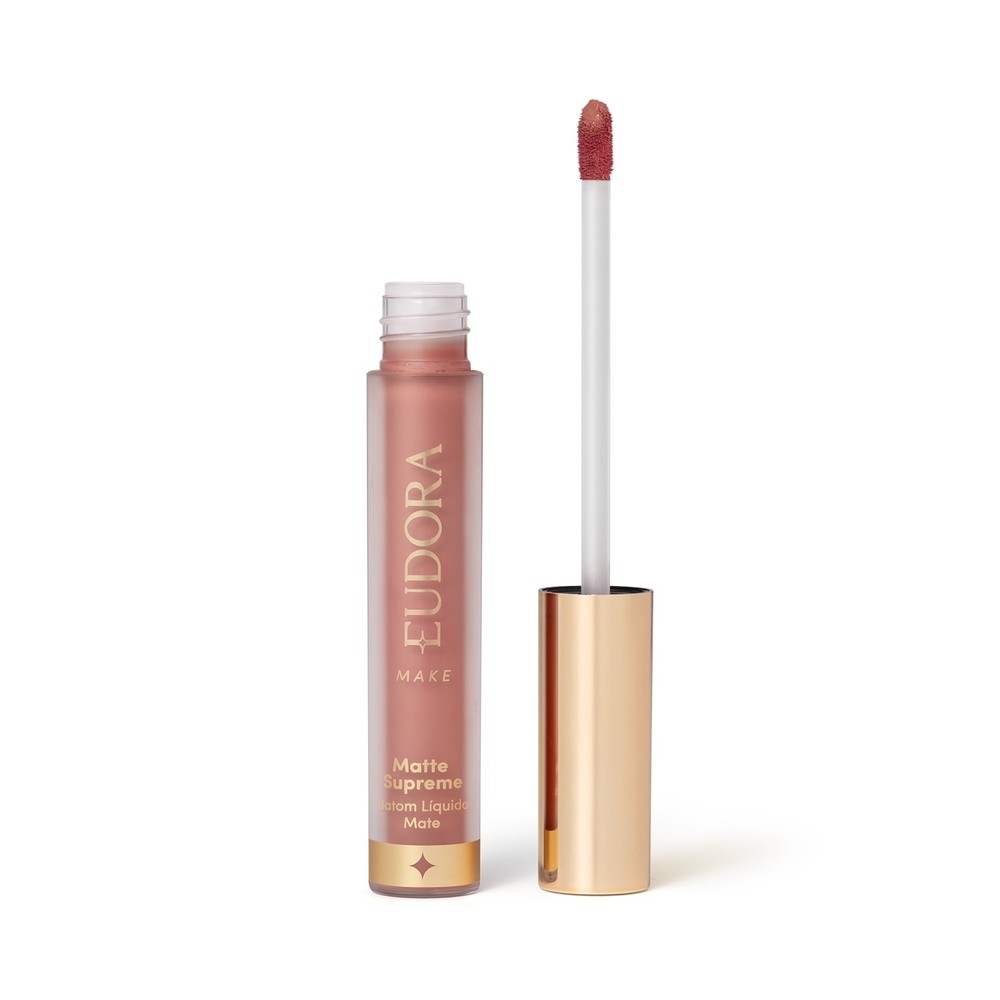 Eudora Batom L?quido Matte Supreme Nude Conforto 4,0ml 1 Eudora Batom Líquido Matte Supreme Nude Conforto 4,0ml
