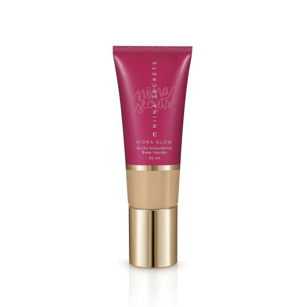 Eudora Base L?quida Niina Secrets Hidra Glow Cor 10 - Pele Radiante e Natural 1 Eudora Base Líquida Niina Secrets Hidra Glow Cor 10 30ml
