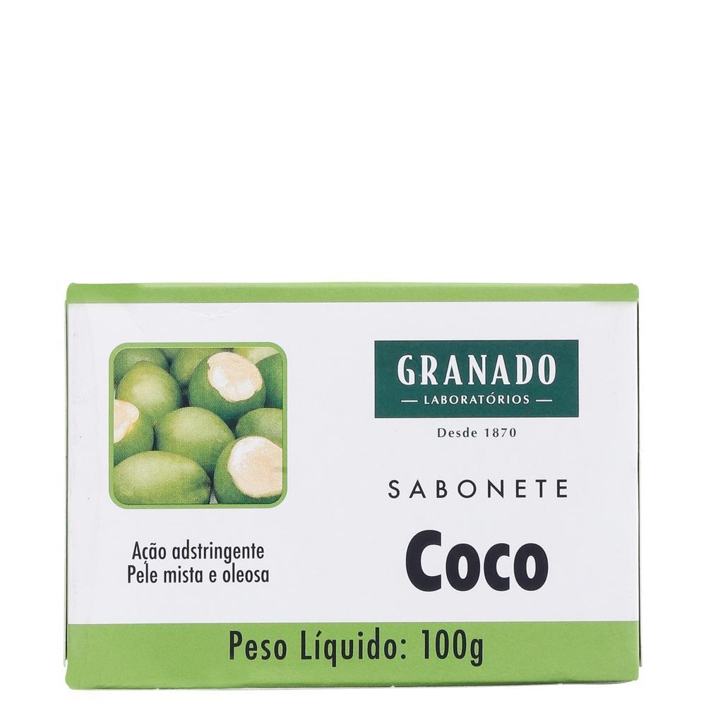 Sabonete Granado Coco Facial 100g - Pele Mista/Oleosa 1 Granado Coco - Sabonete em Barra Facial 100g